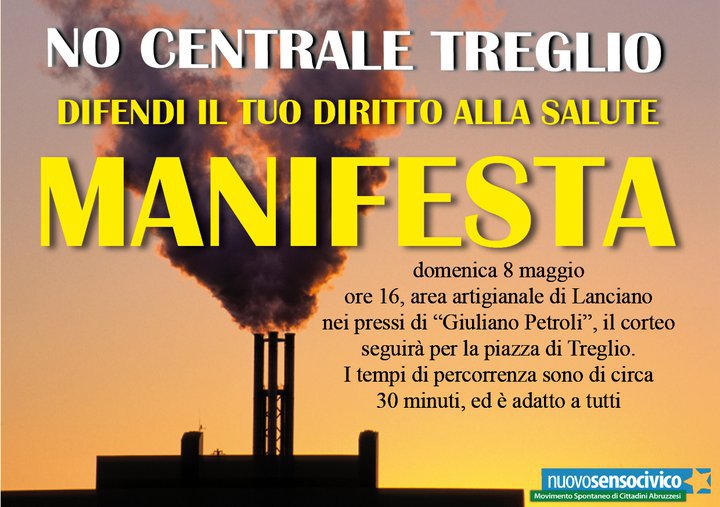 il volantino della manifestazione