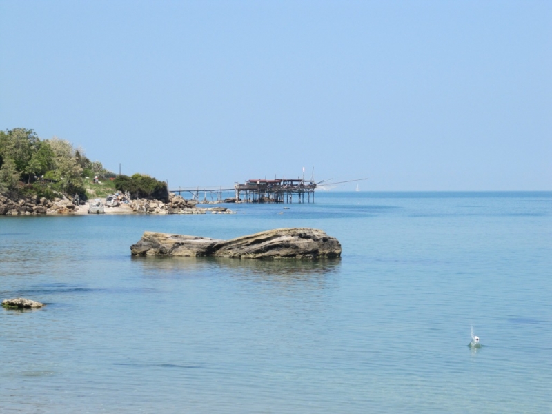 una veduta del litorale di Rocca San Giovanni