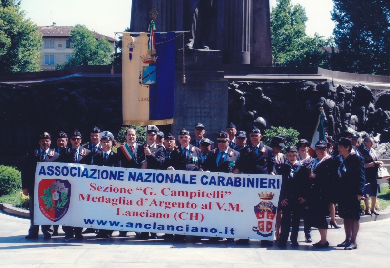 l gruppo dell'Arma dei Carabinieri sez. di Lanciano 