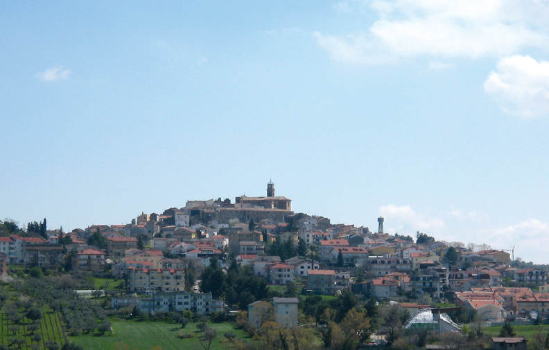 Una veduta di Castef Frentano