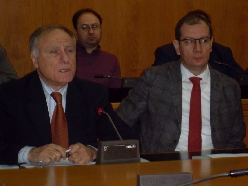 Il sindaco e l'assesore alle finanza V. Di Campli