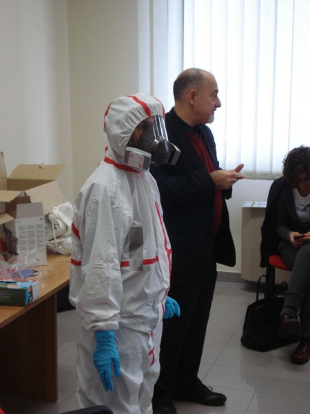 Un'immagine scattata durante il corso di Chieti