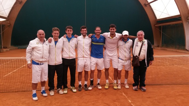 La squadra del Circolo Tennis Lanciano