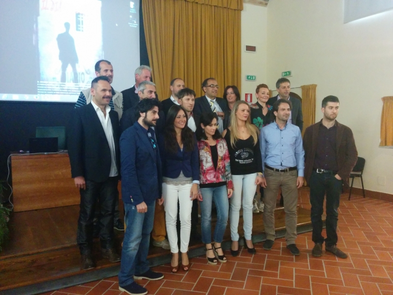 Gli attori di Diario Segreto con Pino Valente