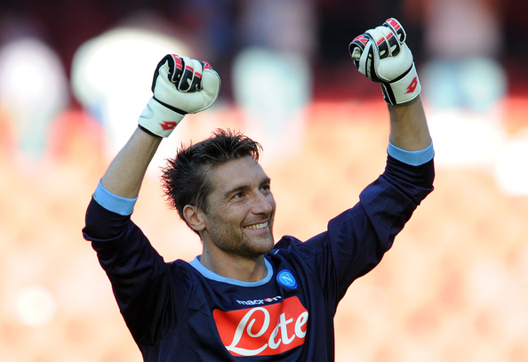 Morgan De Sanctis ai tempi del Napoli